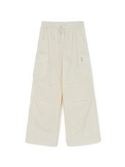 Women's GORPCORE Glossy High Waist Cargo Wide Flare Pants
