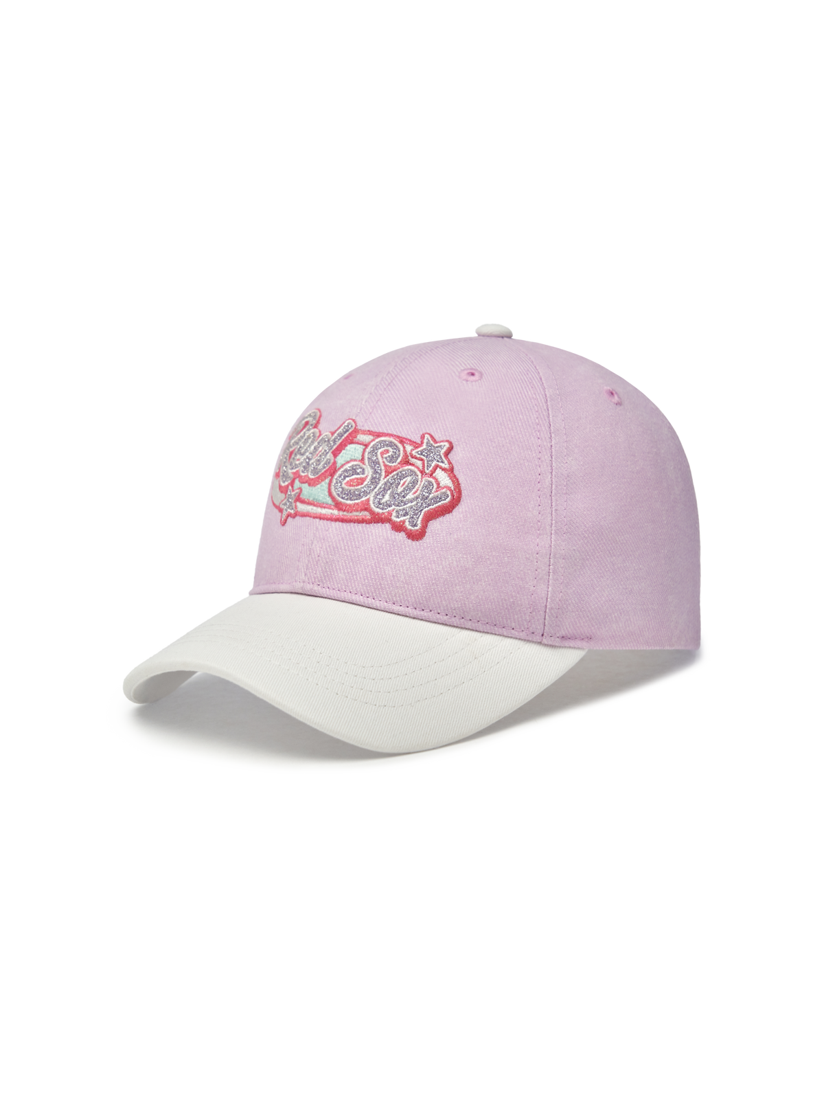 Girl's Pretty Star Contrast Ball Cap