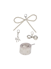 Team Logo Pearl Ribbon Shoelace Set