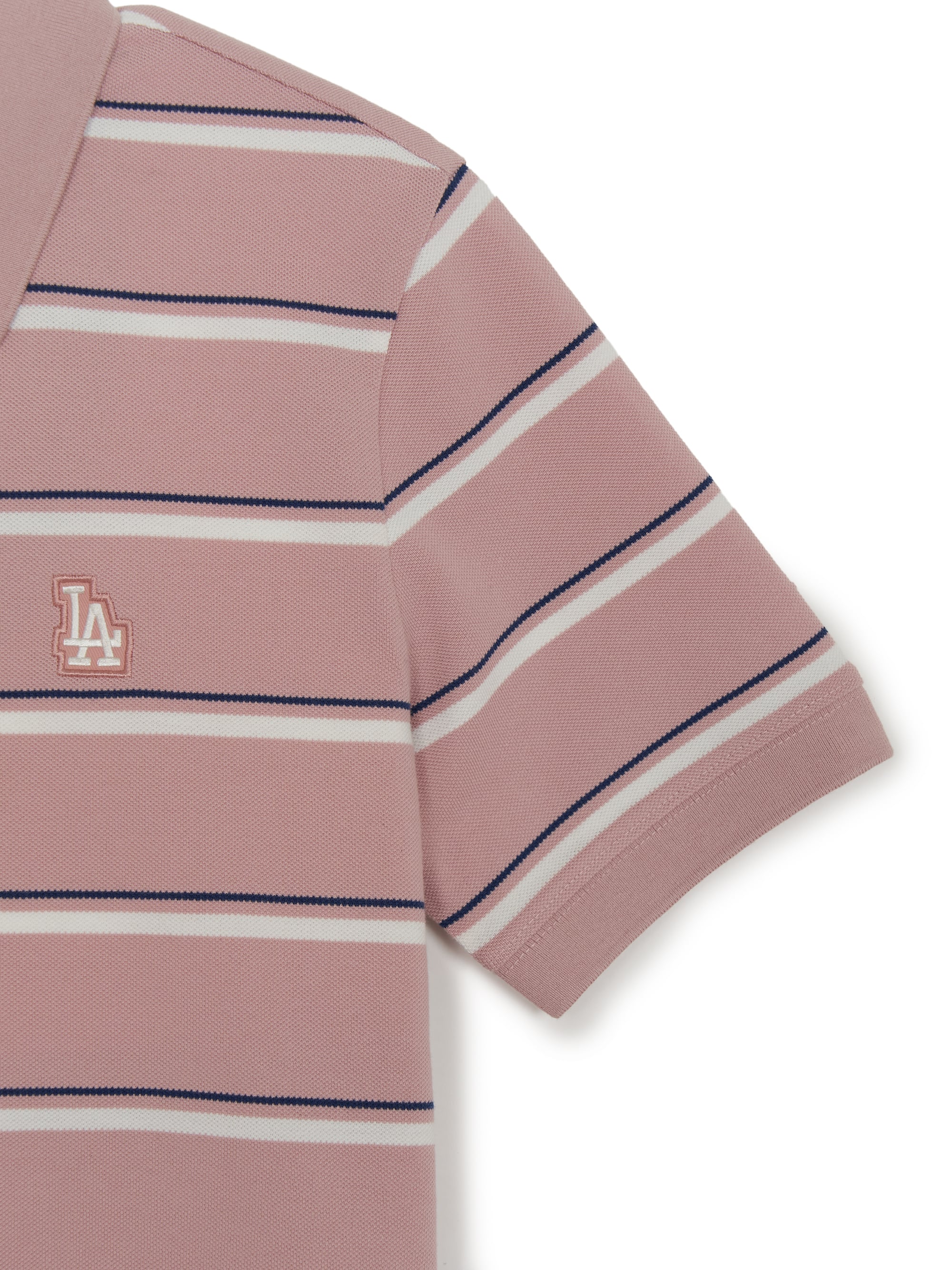 Women's Varsity Stripe Crop Polo T-Shirts