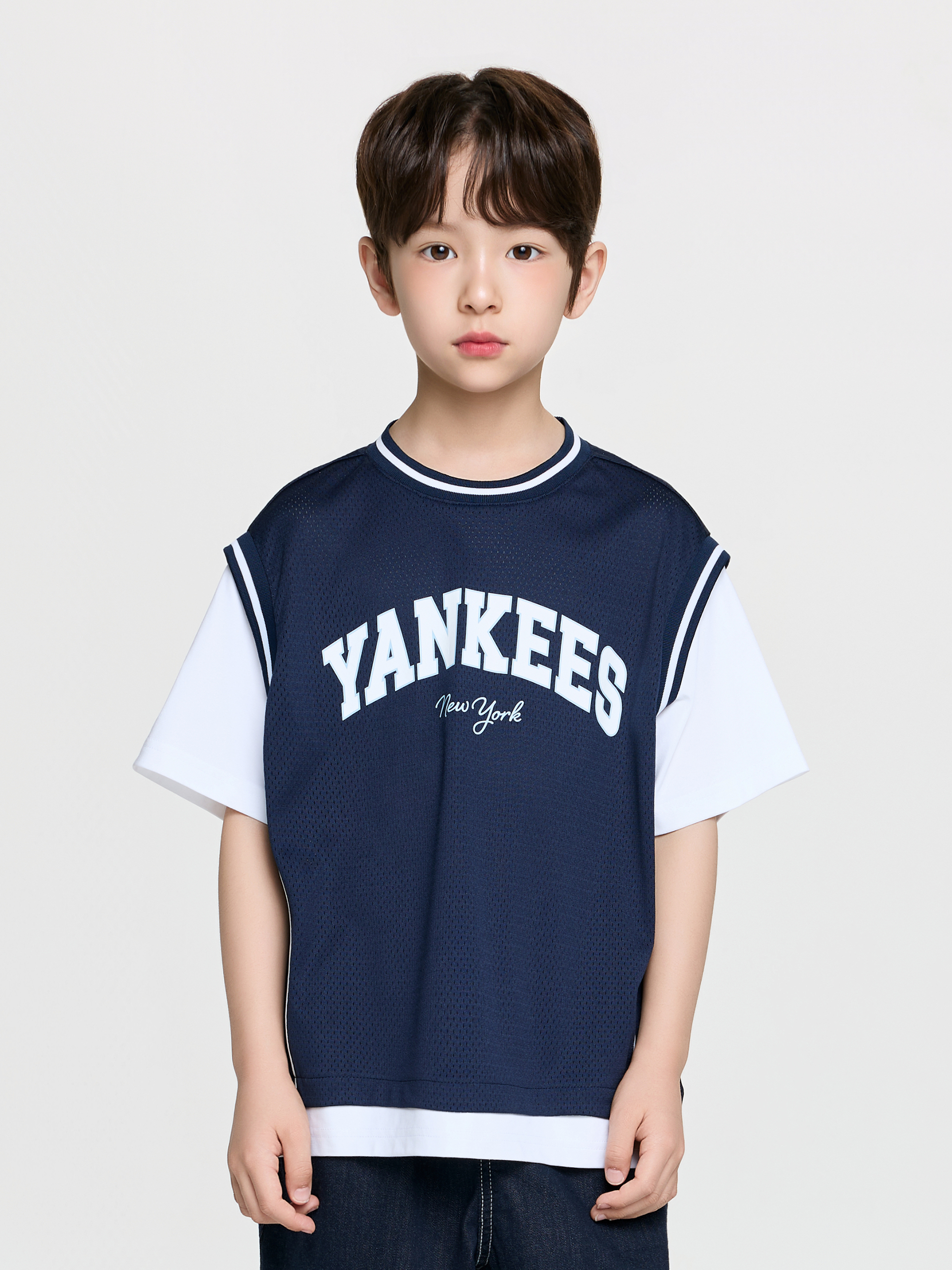 SPORTIVE VARSITY LAYERED T-SHIRT