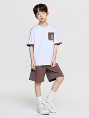 Outdoor Basic Pocket Layered T-shirt Set