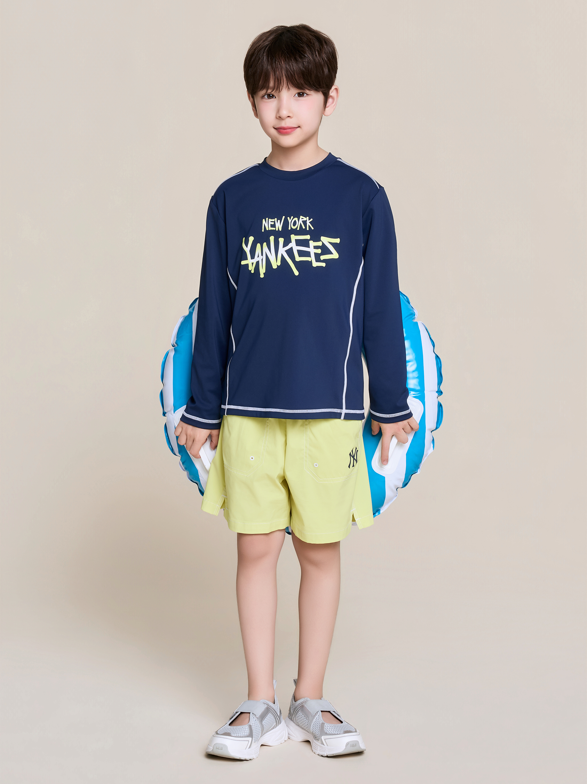 Street T-shirt Rashguard Board Shorts Set