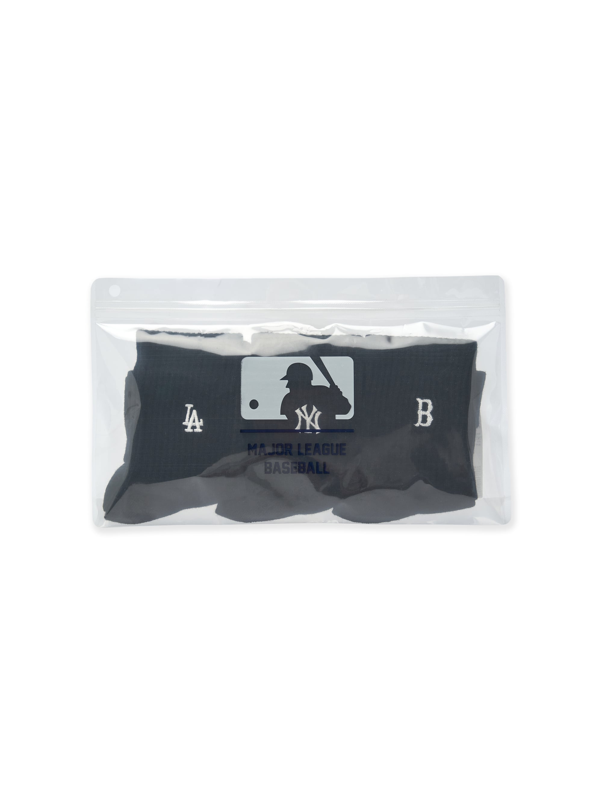 SMALL LOGO EMBROIDERY SOCKS 3PAIRS SET