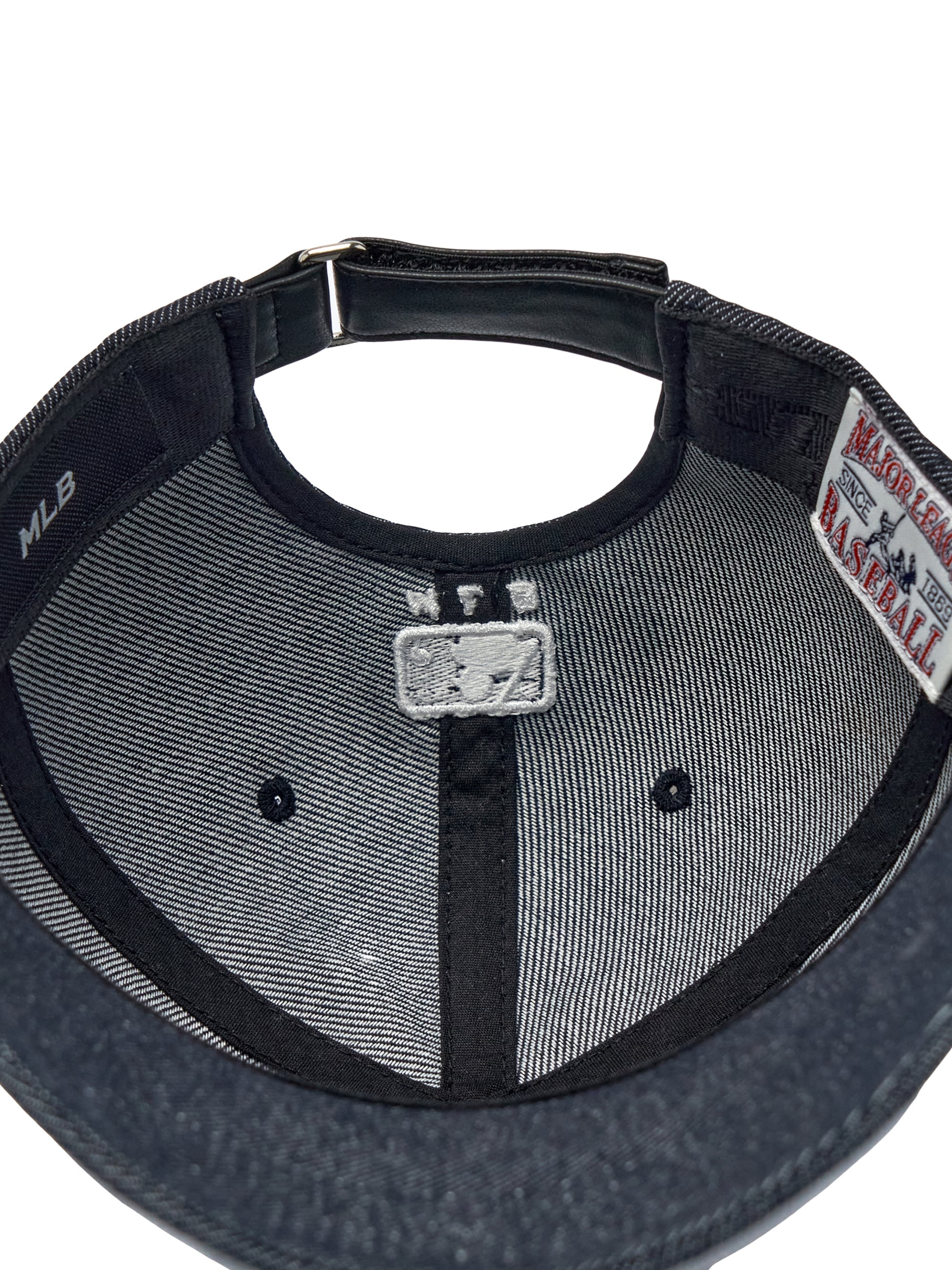 Vintage Denim Curve Logo Unstructured Ballcap