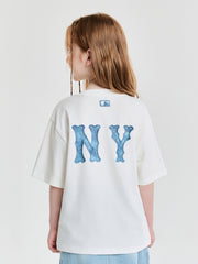 Monogram Denim Coopers Big Logo T-shirt