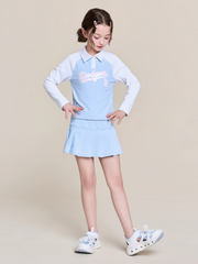 Girl's Sportive Rashguard Shorts Set