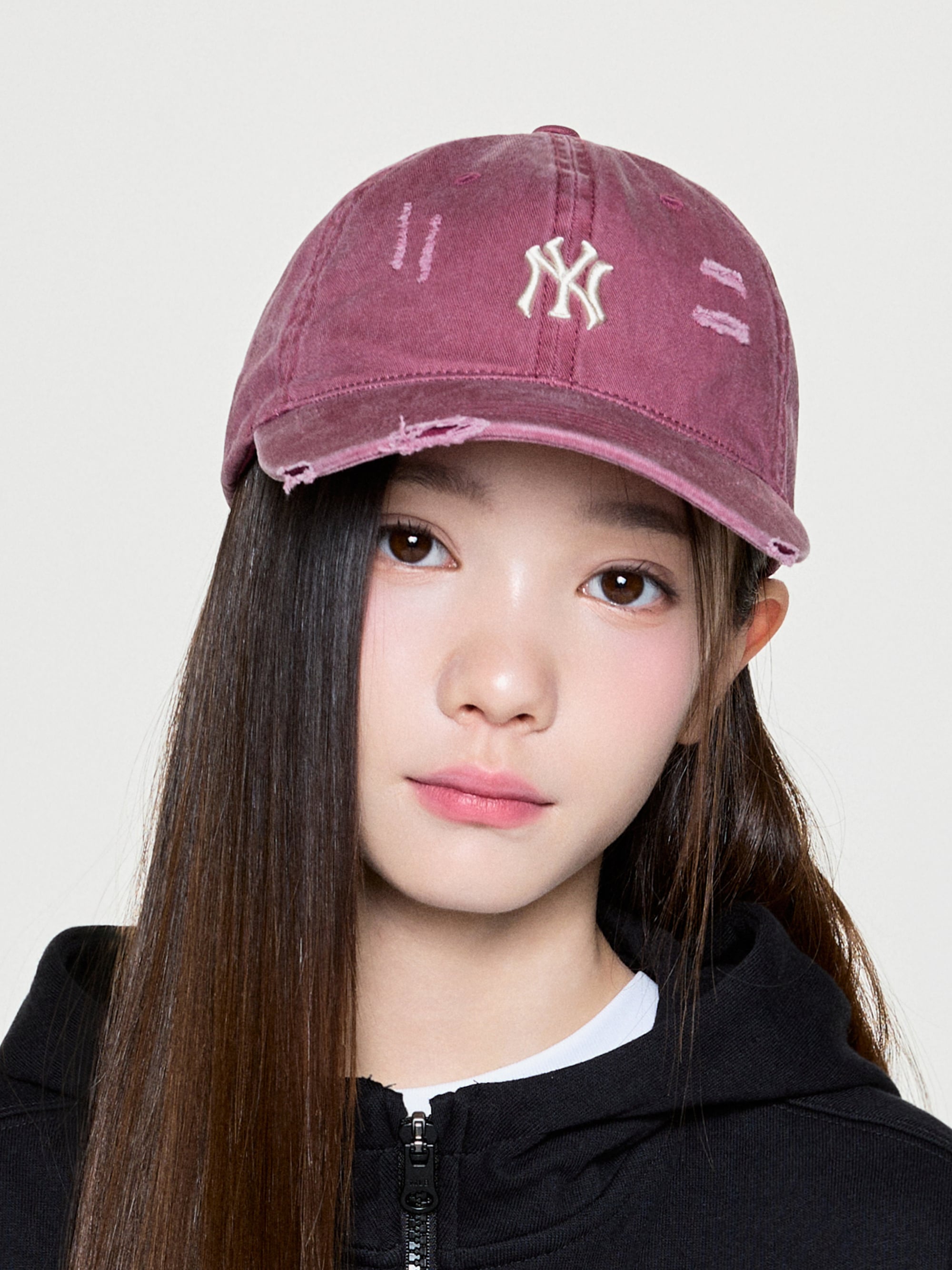 Pigment Damaged Washing Ballcap
