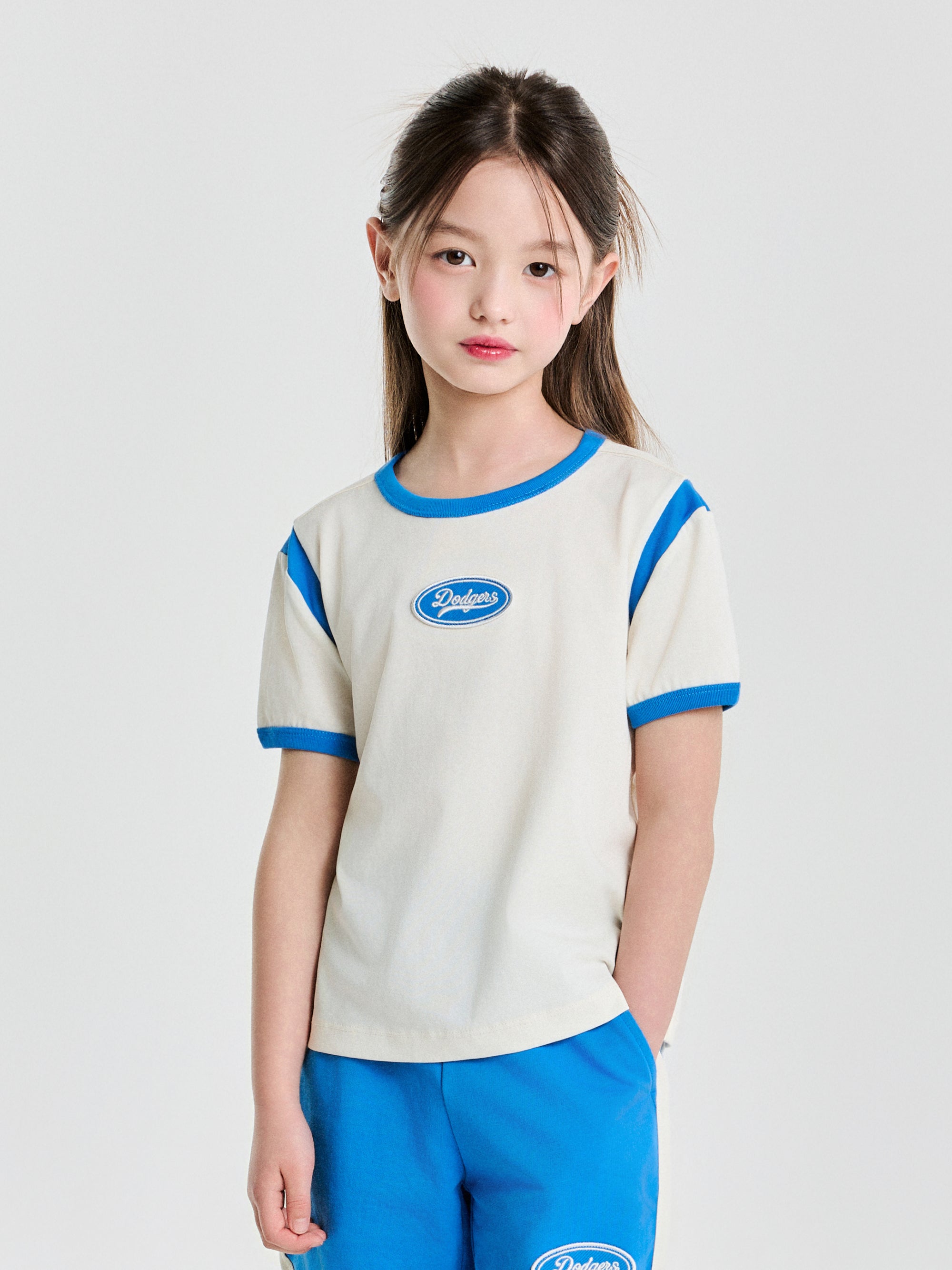 Vasrsity Round Logo Crop T-shirt (girl's)