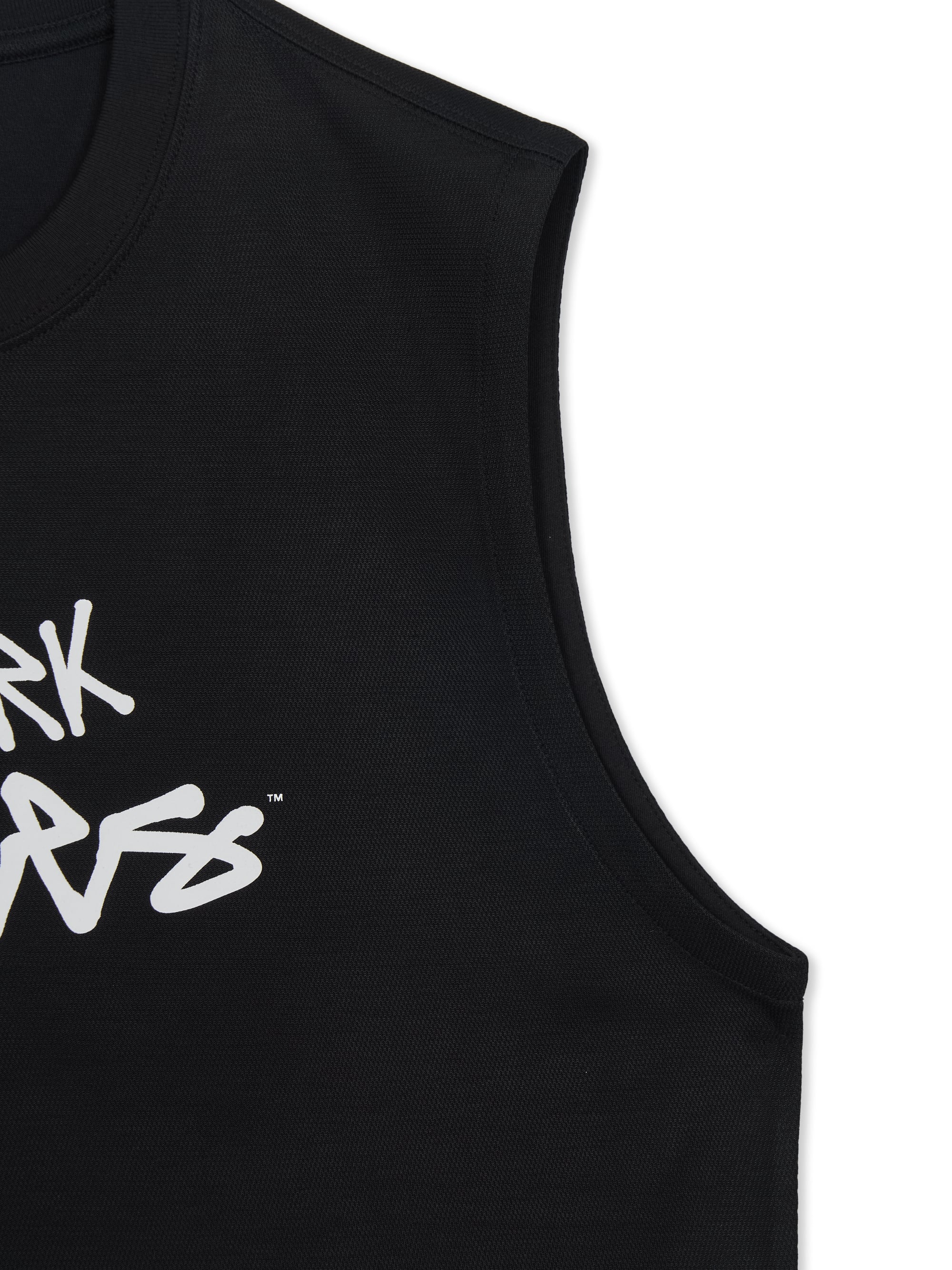 Sportive Mesh Graphic Sleeveless T-Shirts
