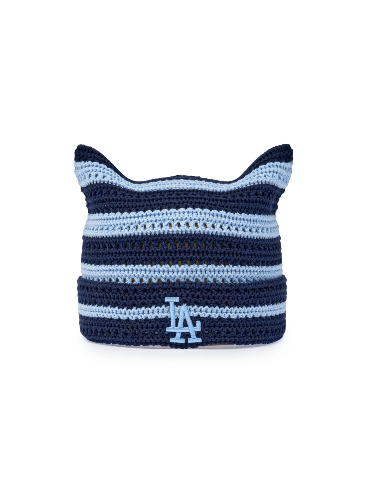 SUMMER STRIPE MEOWING BEANIE
