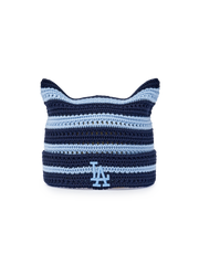 SUMMER STRIPE MEOWING BEANIE