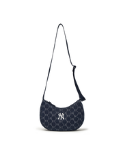 Dia Monogram Denim Jqd Hobo Bag