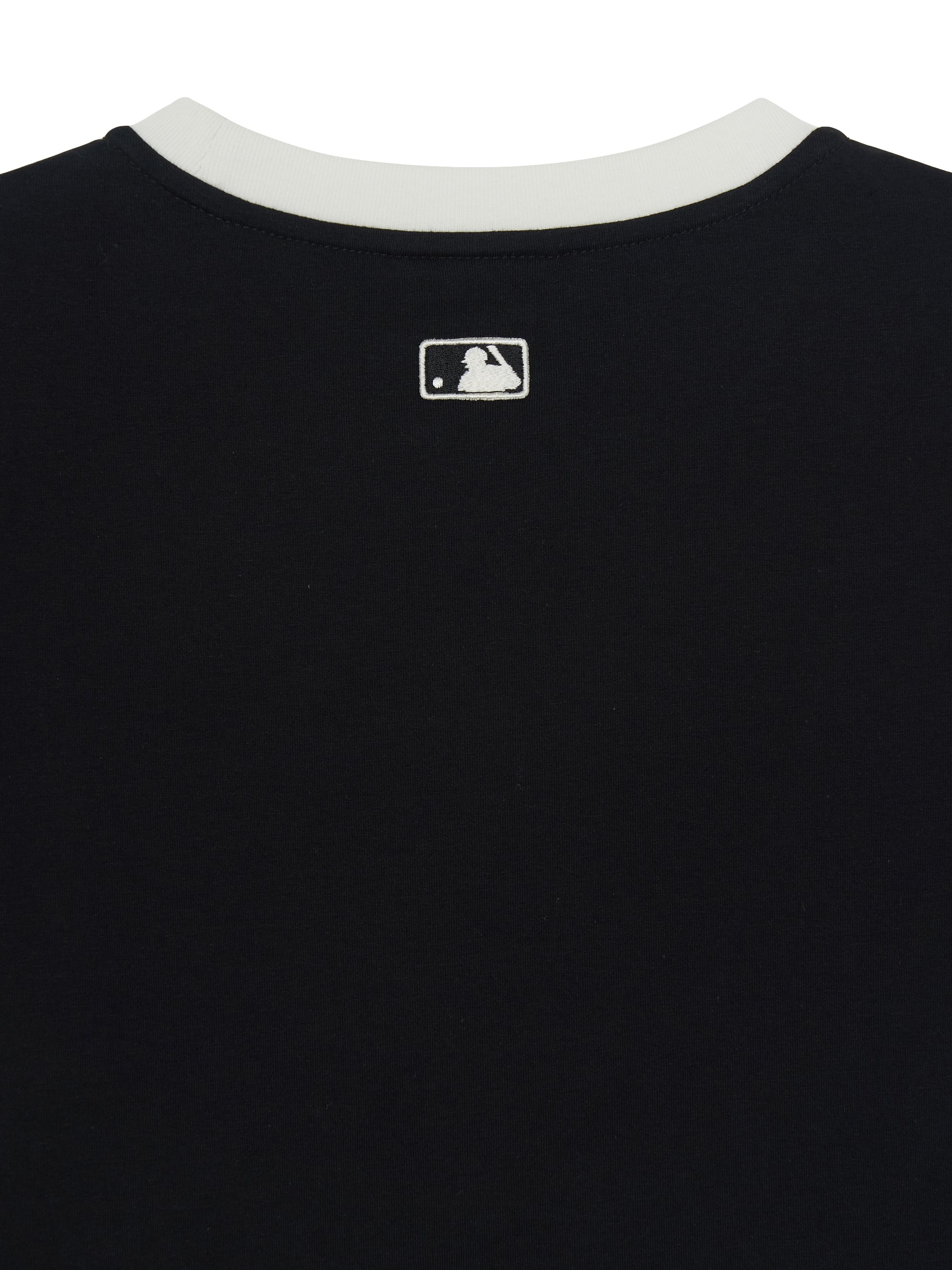 Women's Sportive Cursive Ringer Crop T-shirts