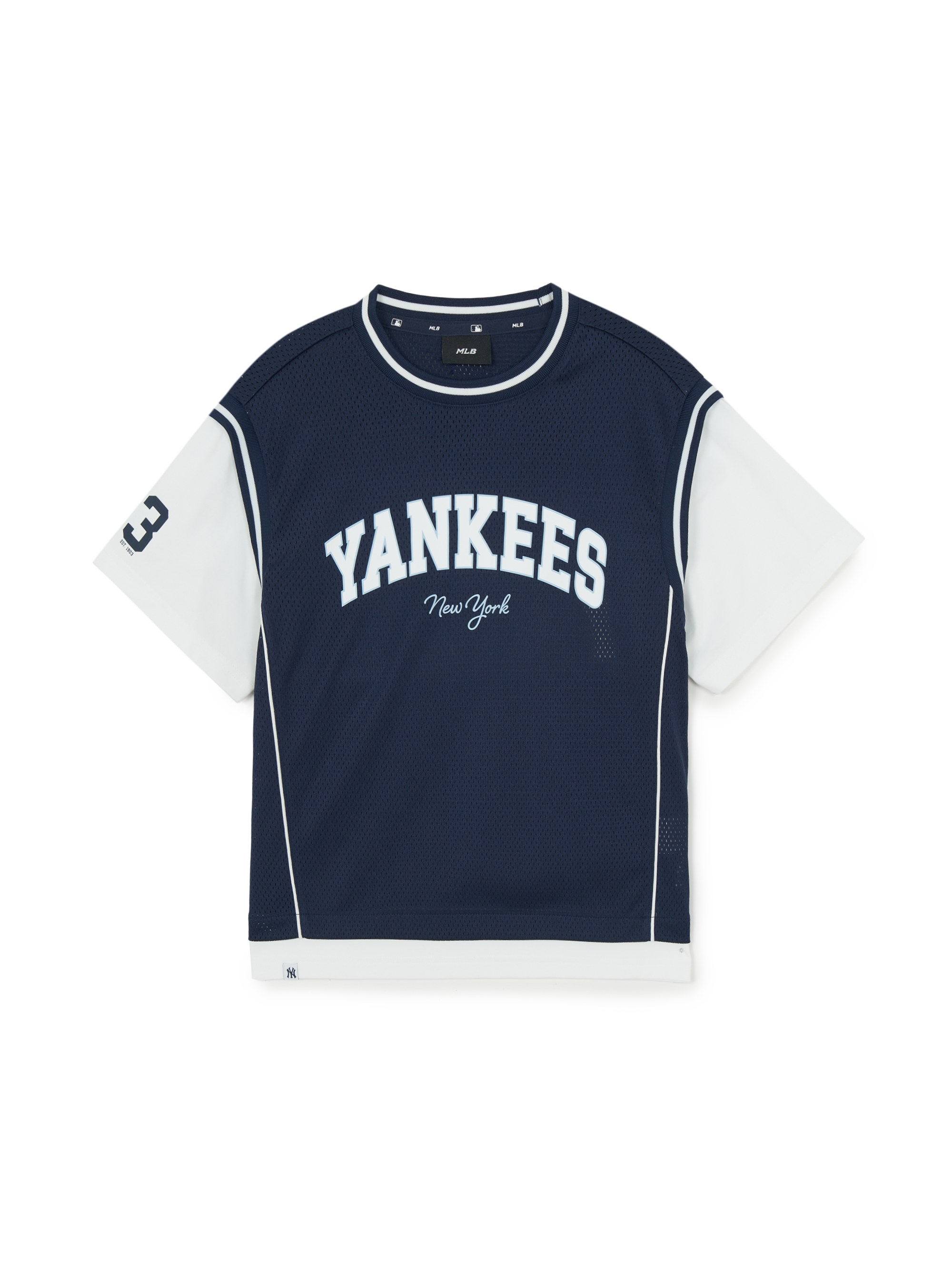 SPORTIVE VARSITY LAYERED T-SHIRT