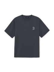 Vintage Denimlike Monogram Big Lux Over Fit T-shirt