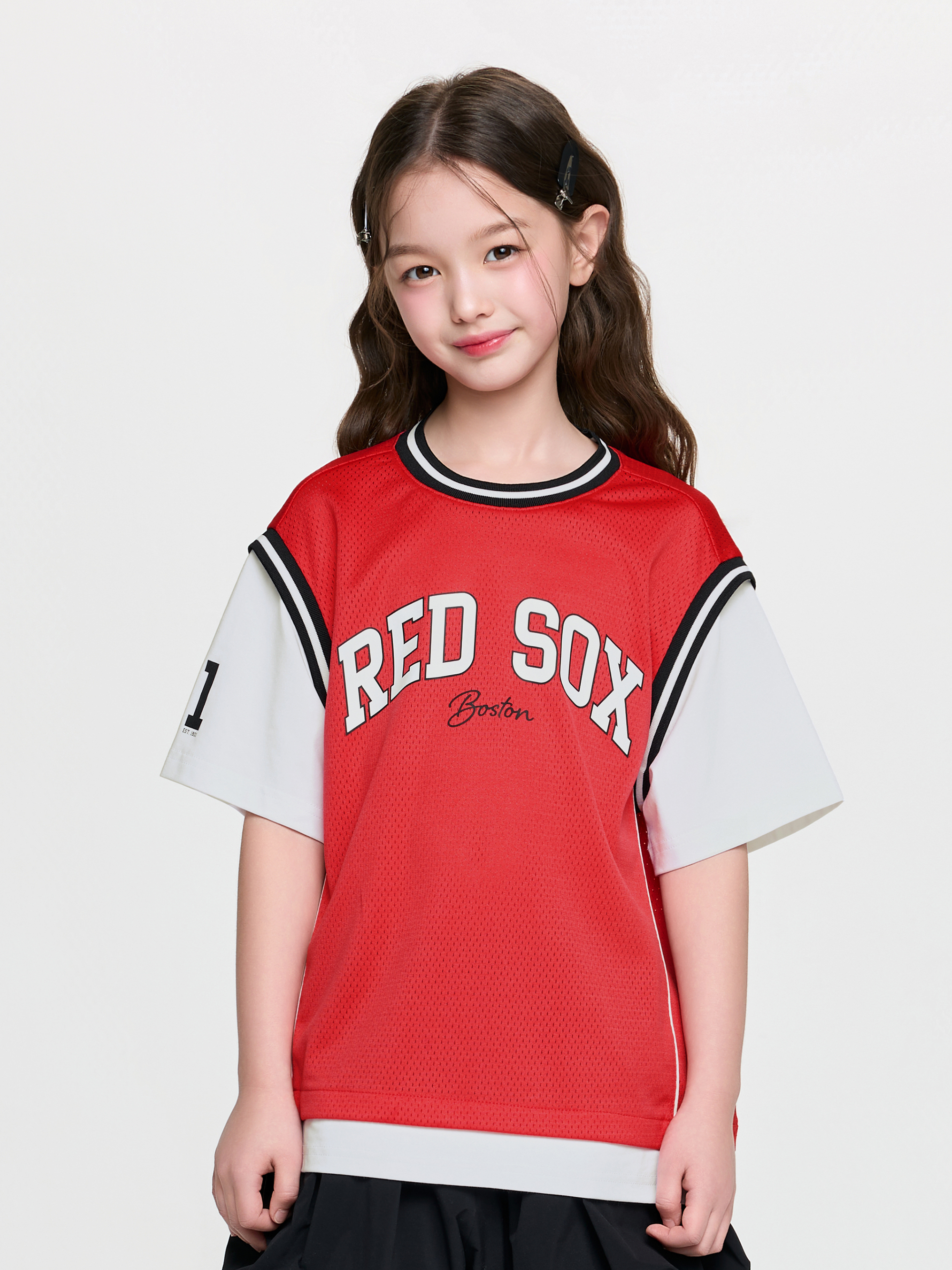 SPORTIVE VARSITY LAYERED T-SHIRT