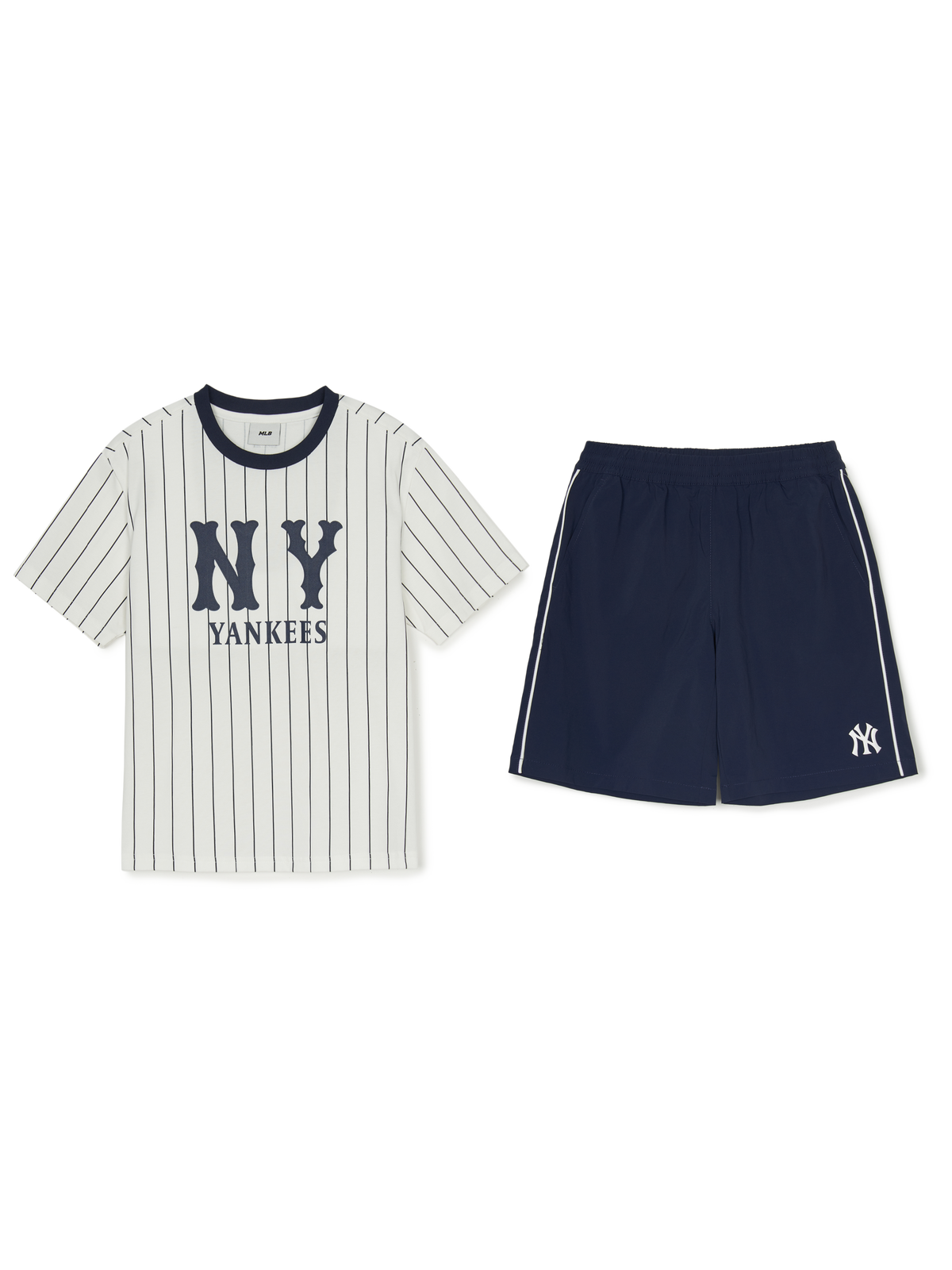 Varsity Striped T-shirt Set