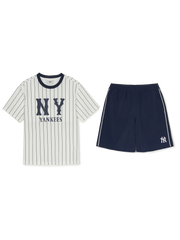Varsity Striped T-shirt Set