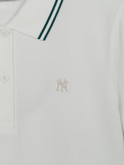 Women's Varsity Sportive Jersey Polo T-shirts