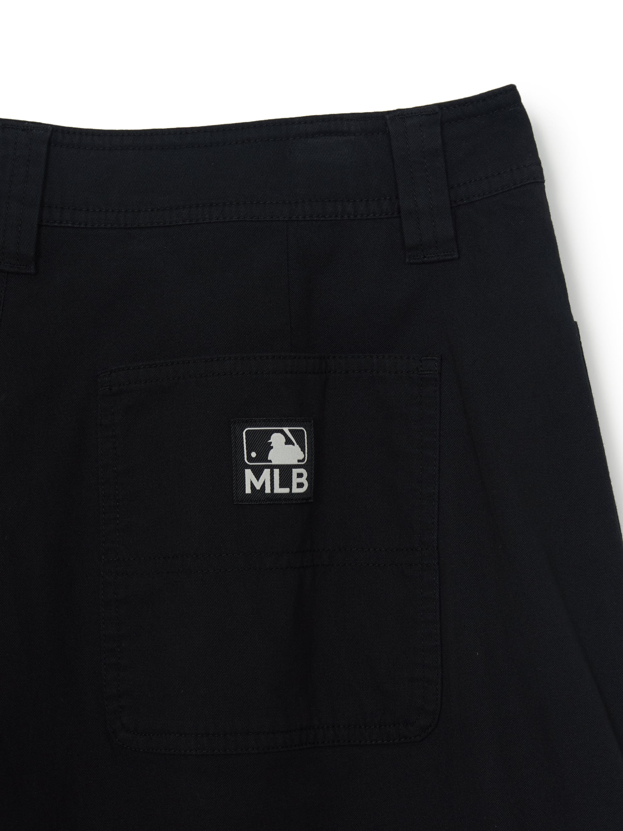 Washed Cotton Pin-Tuck Cargo Bermuda Shorts
