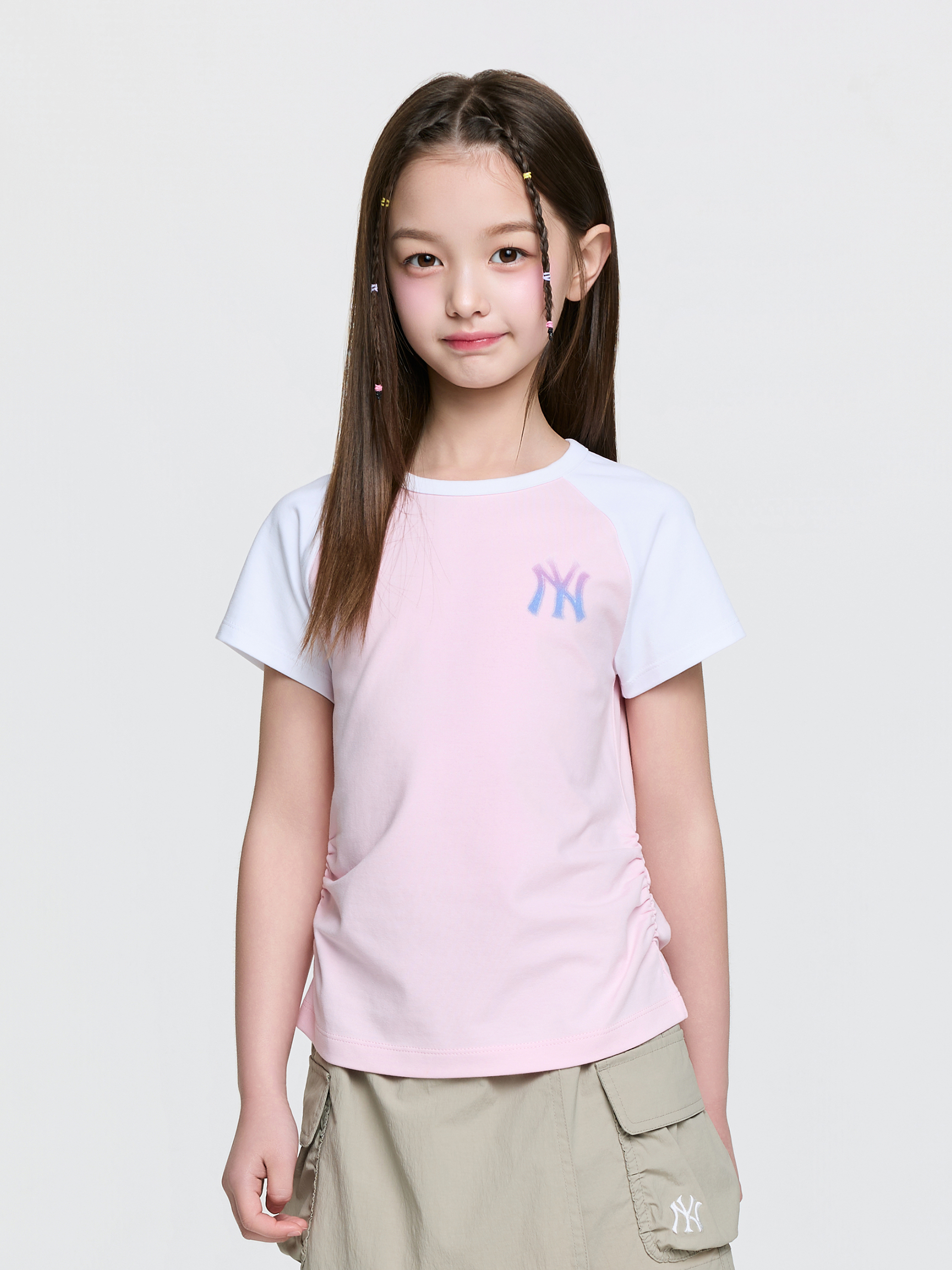 Girl's Sportive Big-Lux Raglan T-shirt