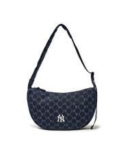 Dia Monogram Denim Jqd Cross Bag