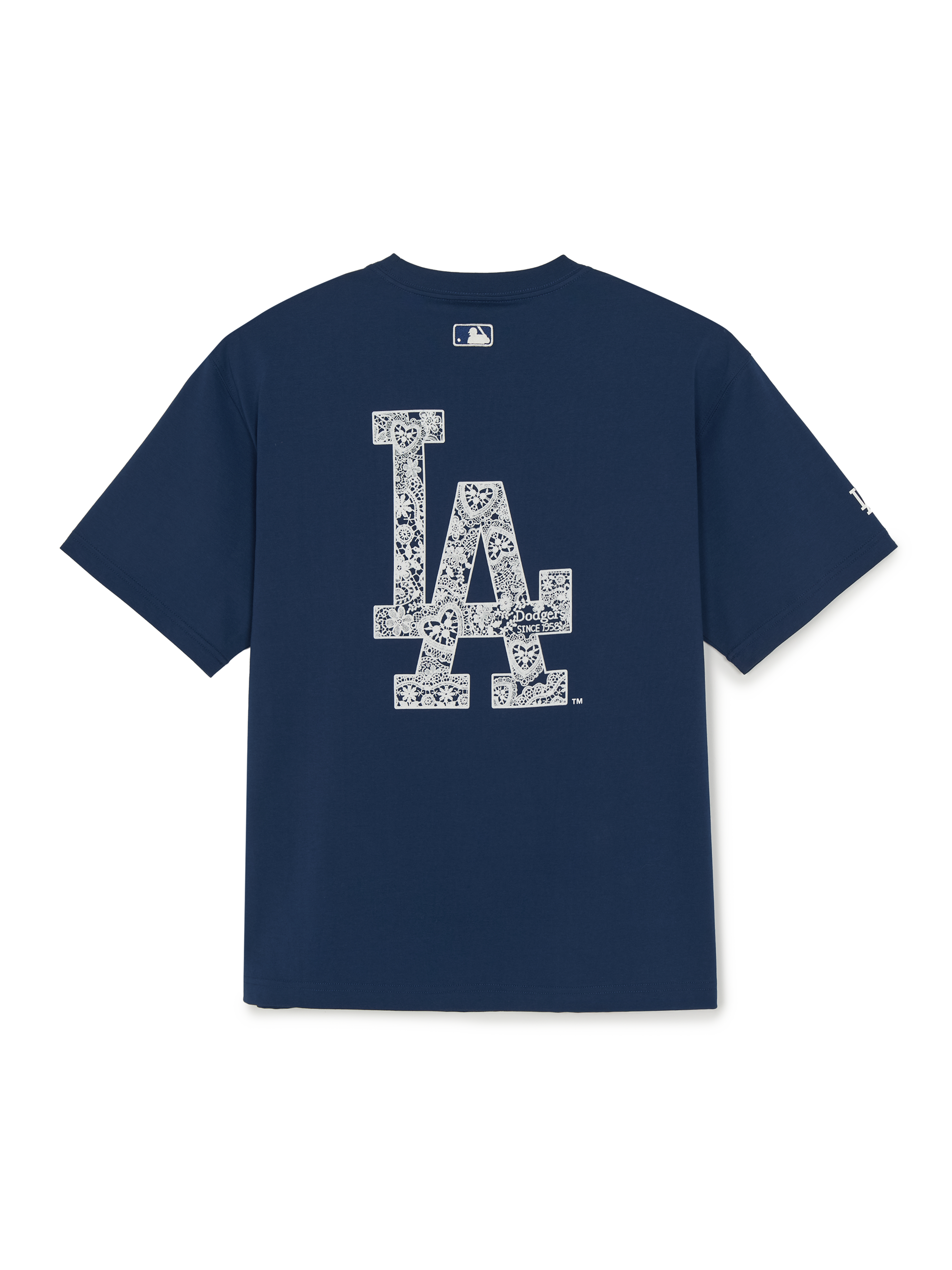 Basic Lace Mega Logo Over Fit T-shirt