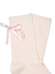 Ribbon Crew Socks