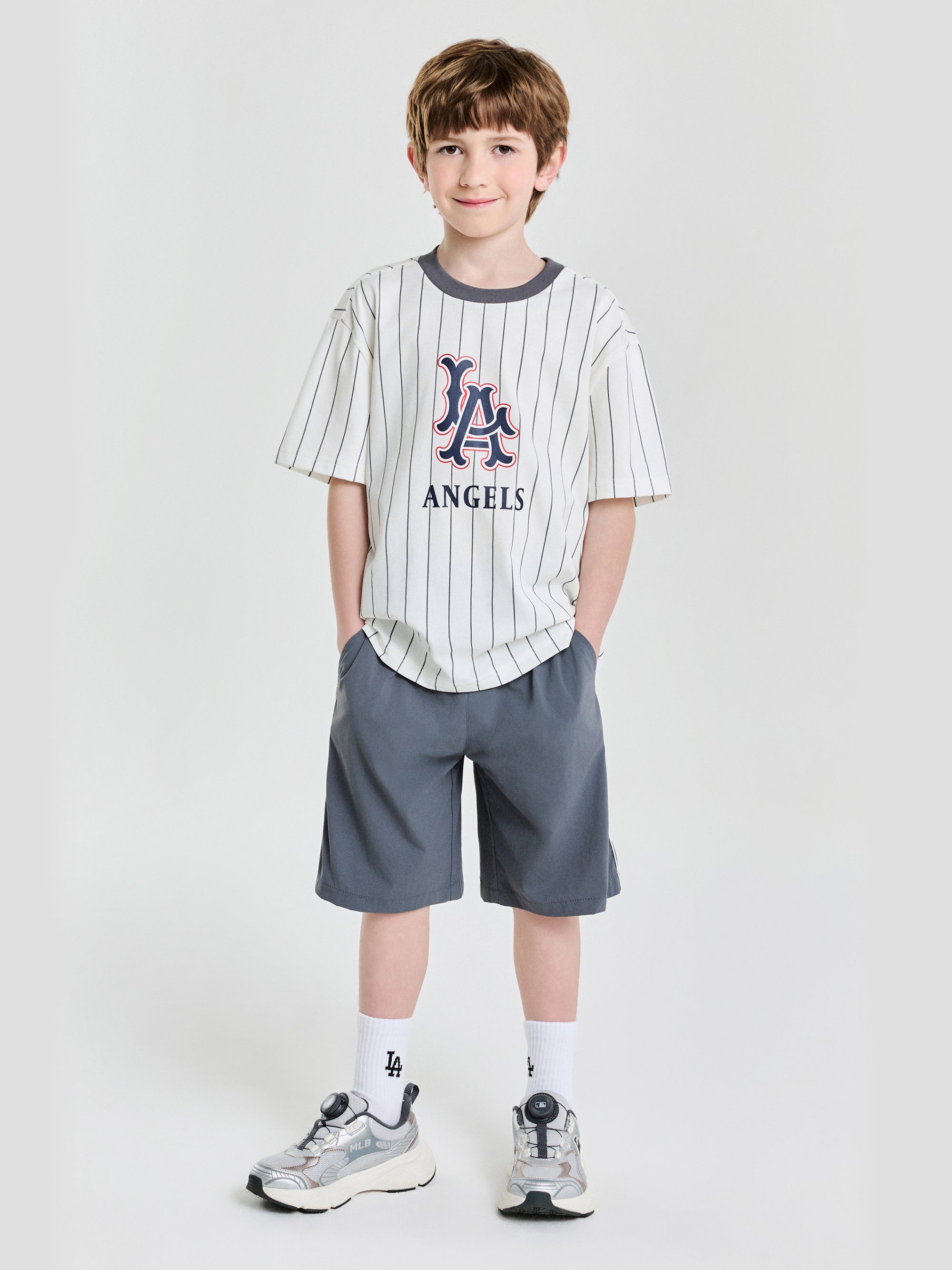 Varsity Striped T-shirt Set