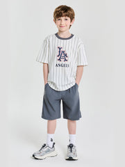 Varsity Striped T-shirt Set