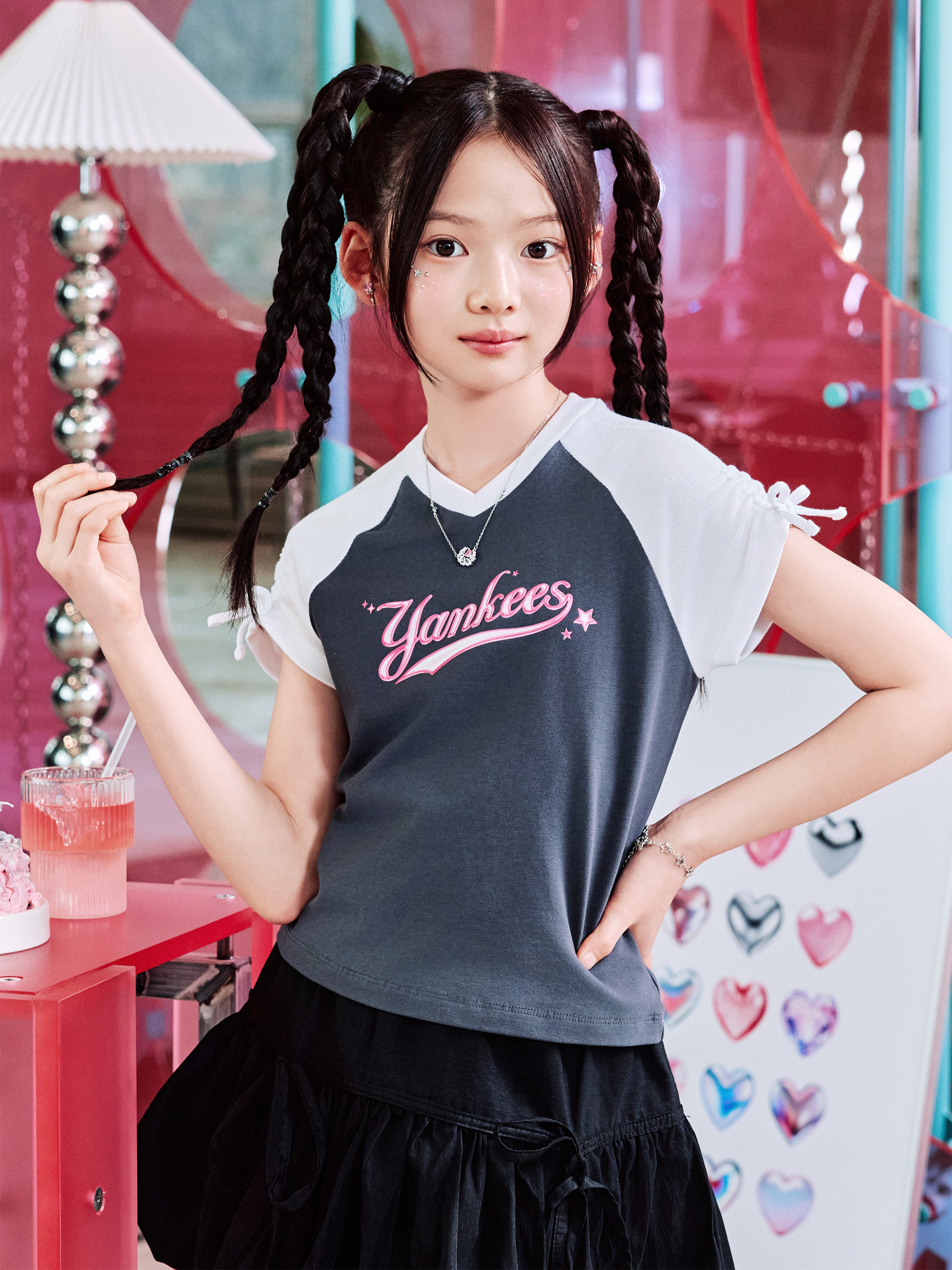 CAPSULE Street Girl's Ribbon T-shirt