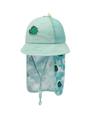 Mega Bear Friends Neck Flap Mesh Dome Hat