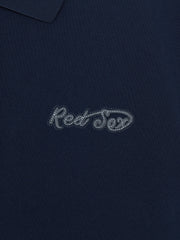 Varsity Small Cursive Over Fit Polo T-Shirts