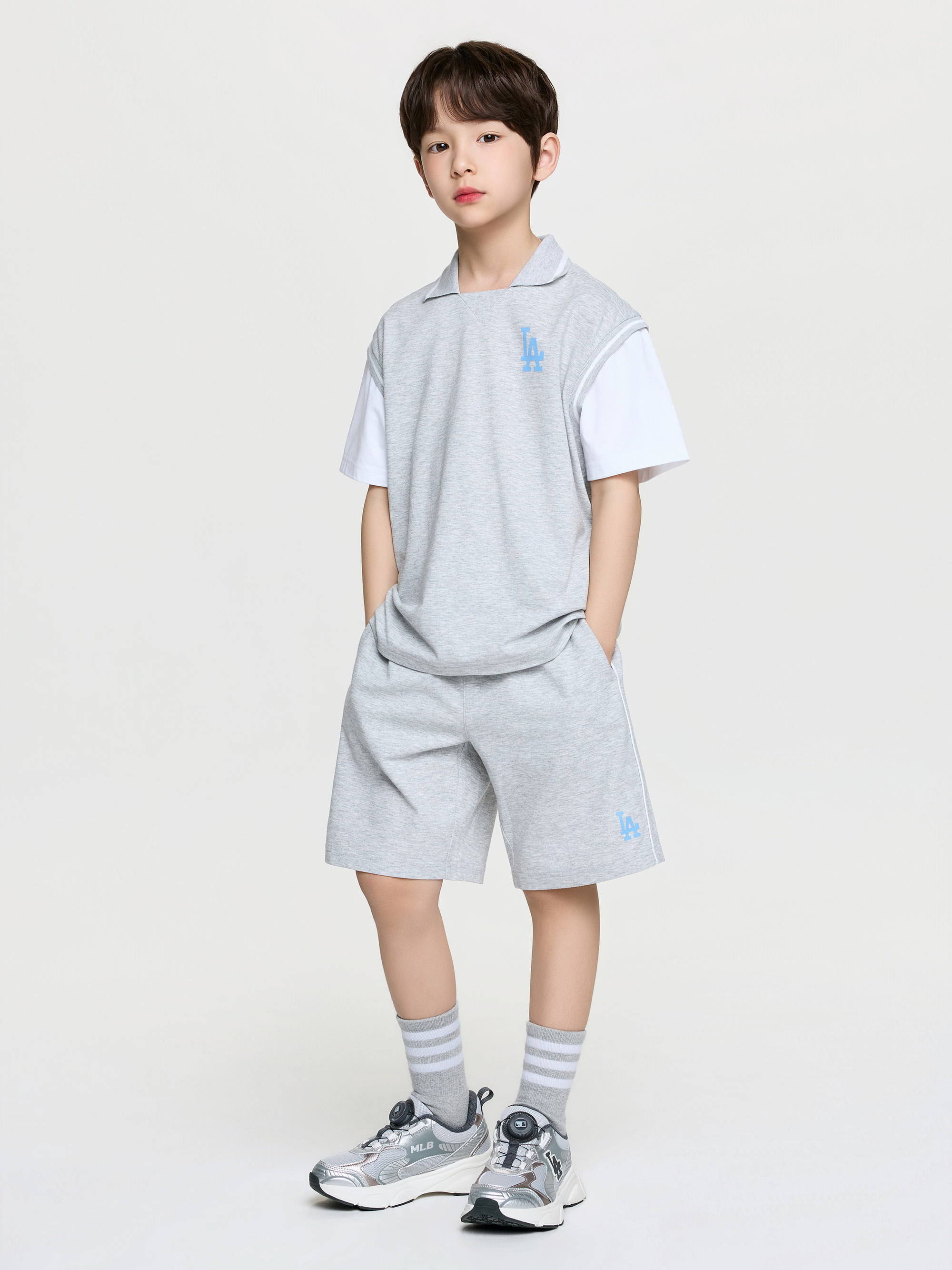 Sportive Varsity Layered T-Shirt Set