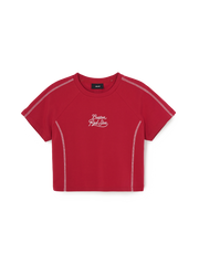Women's Sportive Track Crop T-Shirts
