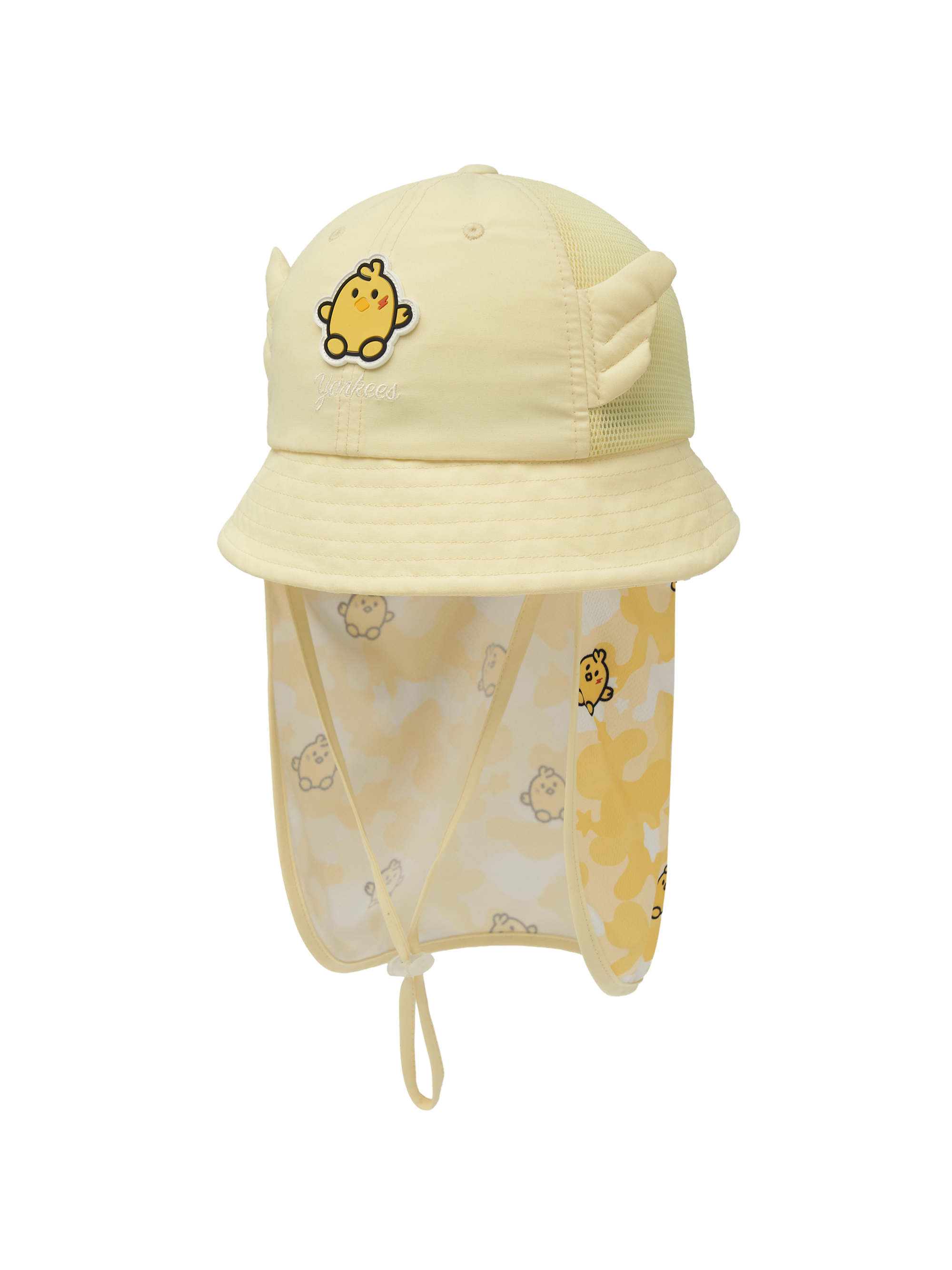Mega Bear Friends Neck Flap Mesh Dome Hat