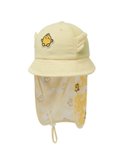 Mega Bear Friends Neck Flap Mesh Dome Hat