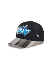 Mirror Brim Color Block All-Mesh Cap