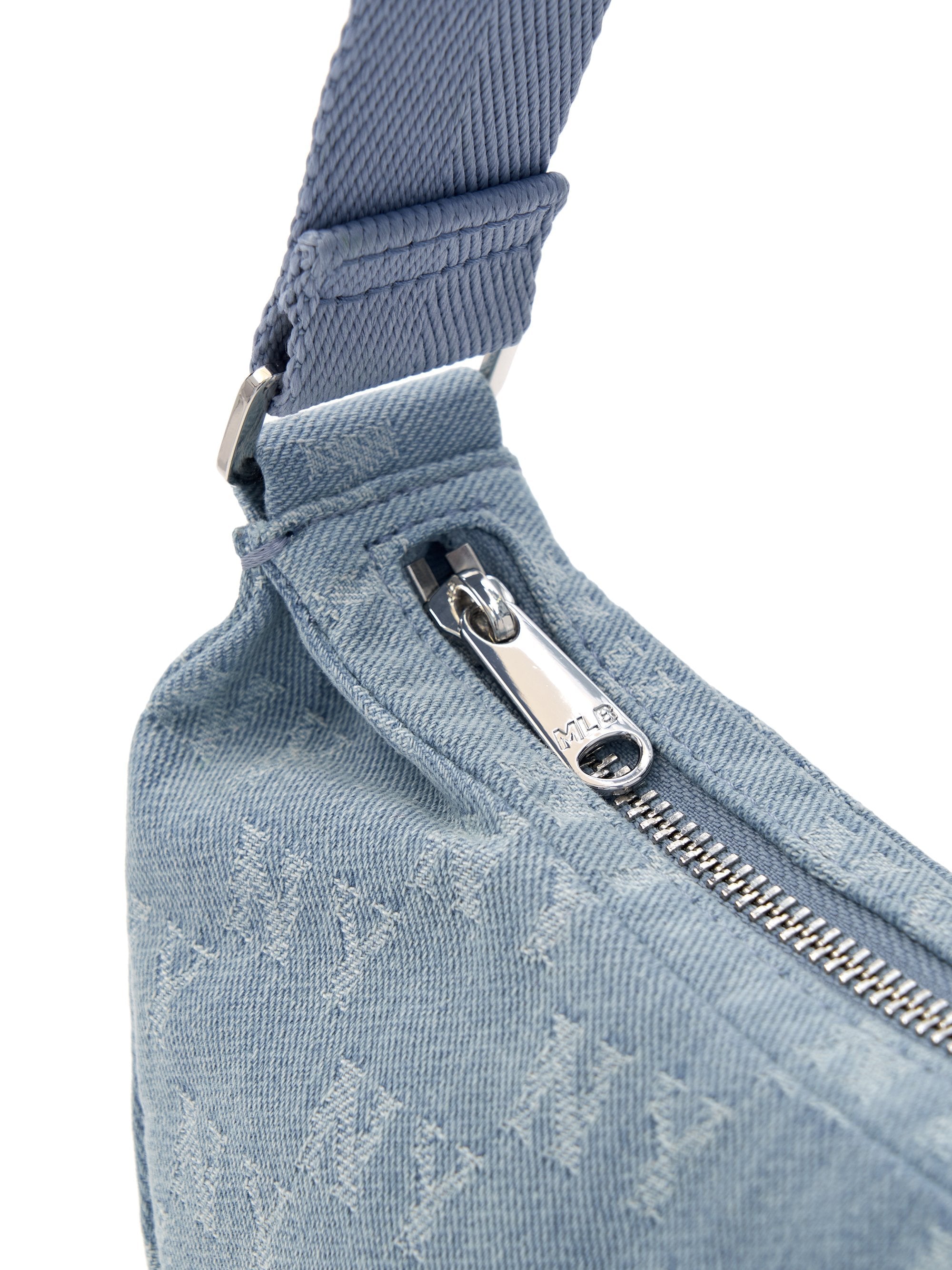 Classic Monogram Denim Vintage Hobo Bag