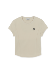 Women's Slim Crop Cap Sleeve T-shirt