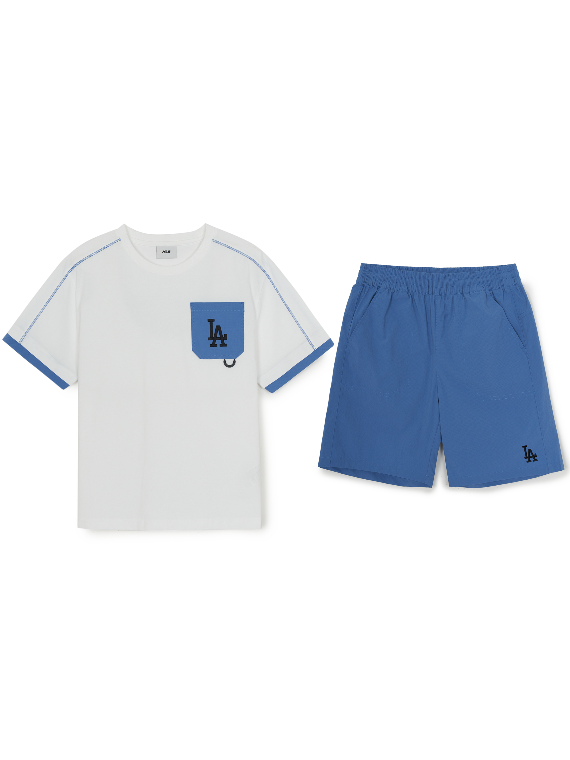 Outdoor Basic Pocket Layered T-shirt Set