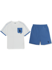 Outdoor Basic Pocket Layered T-shirt Set