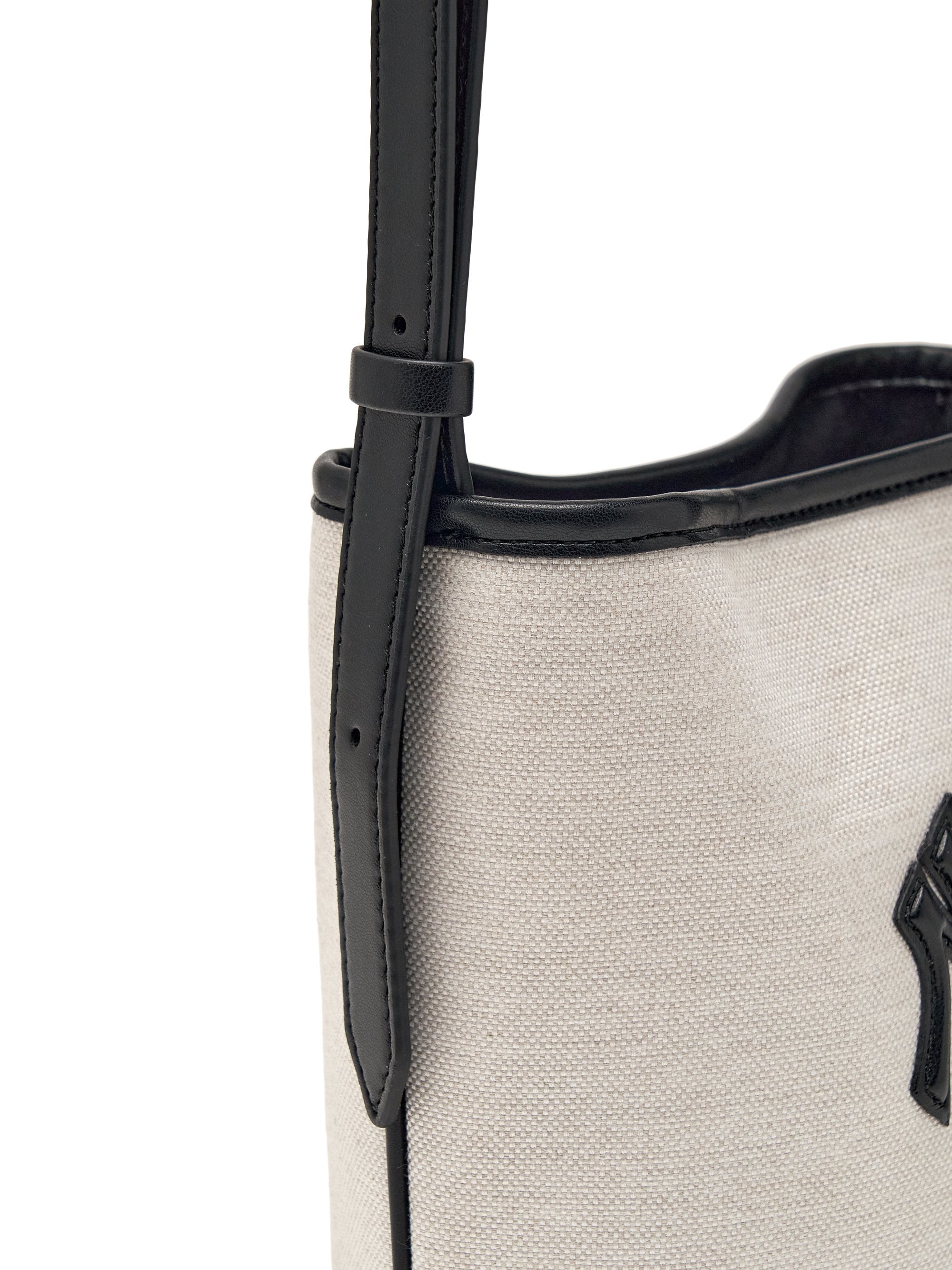 Basic Canvas Mini Bucket Bag