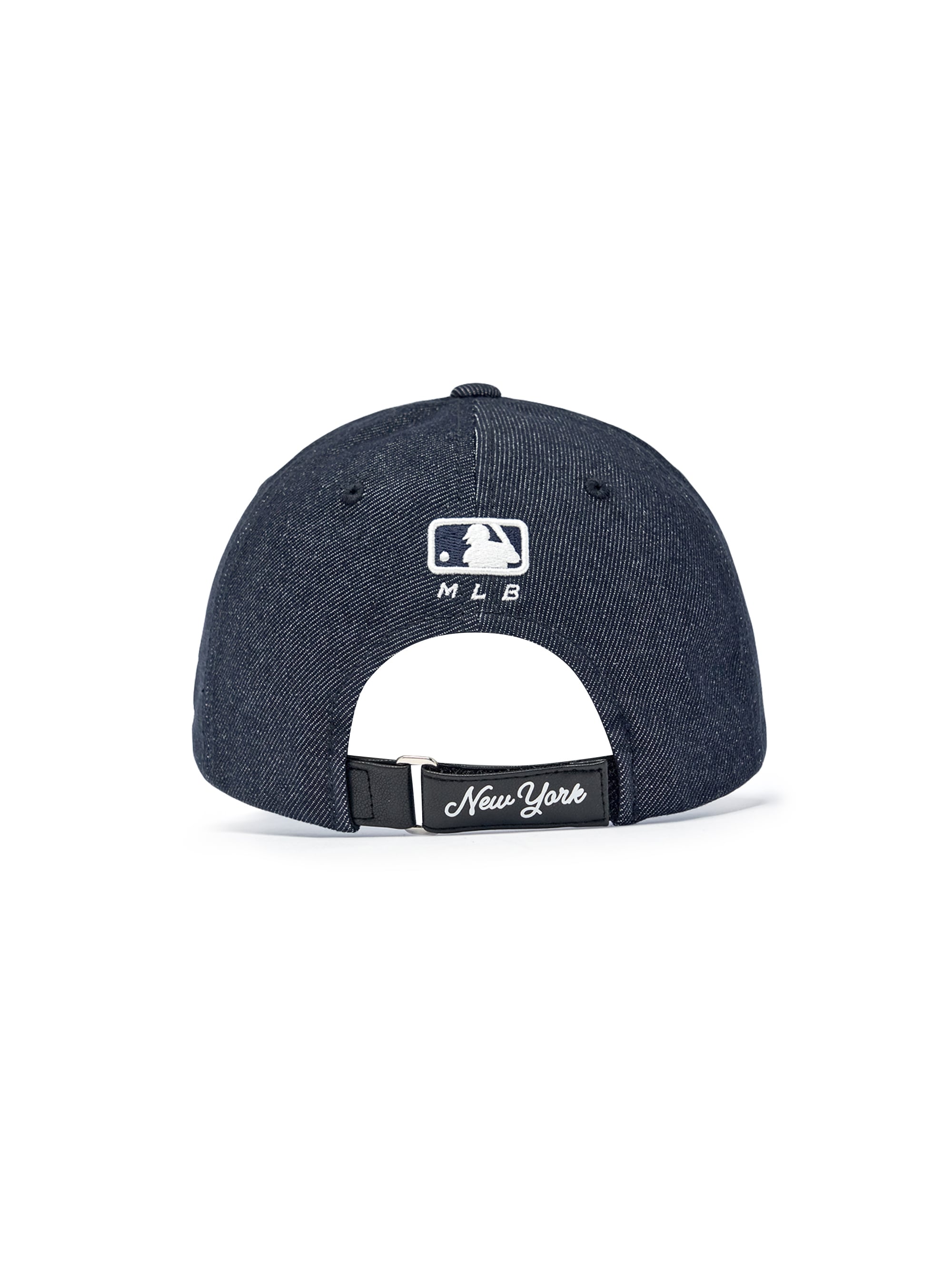 Vintage Denim Curve Logo Unstructured Ballcap