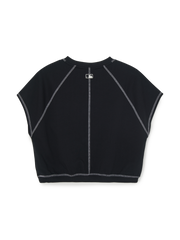 Women's Varsity Lettering Half Sleeve Sweatshirt