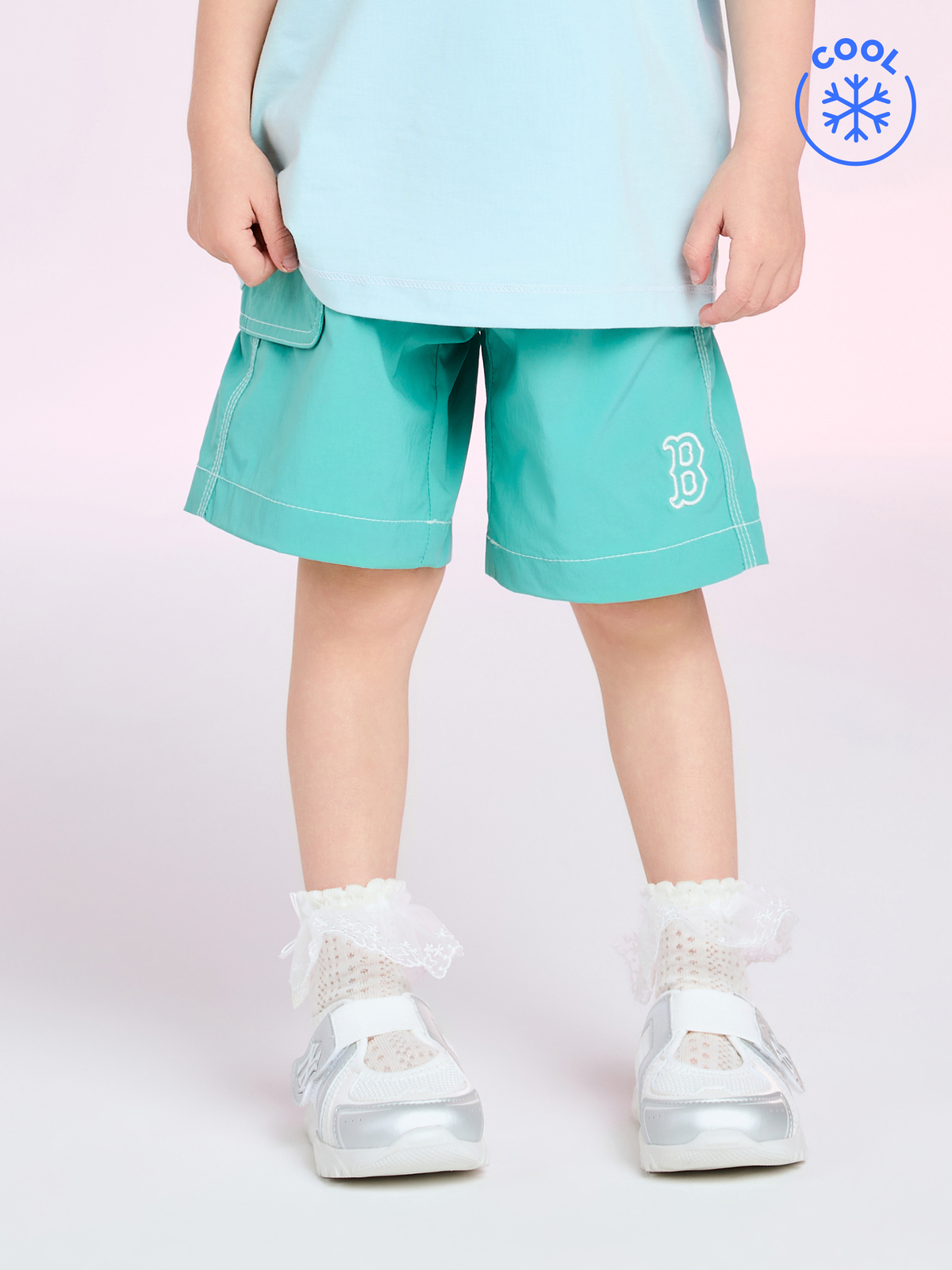 SPORTIVE SMALL LOGO NYLON SHORTS