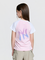 Girl's Sportive Big-Lux Raglan T-shirt