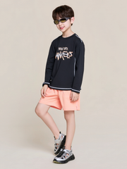 Street T-shirt Rashguard Board Shorts Set