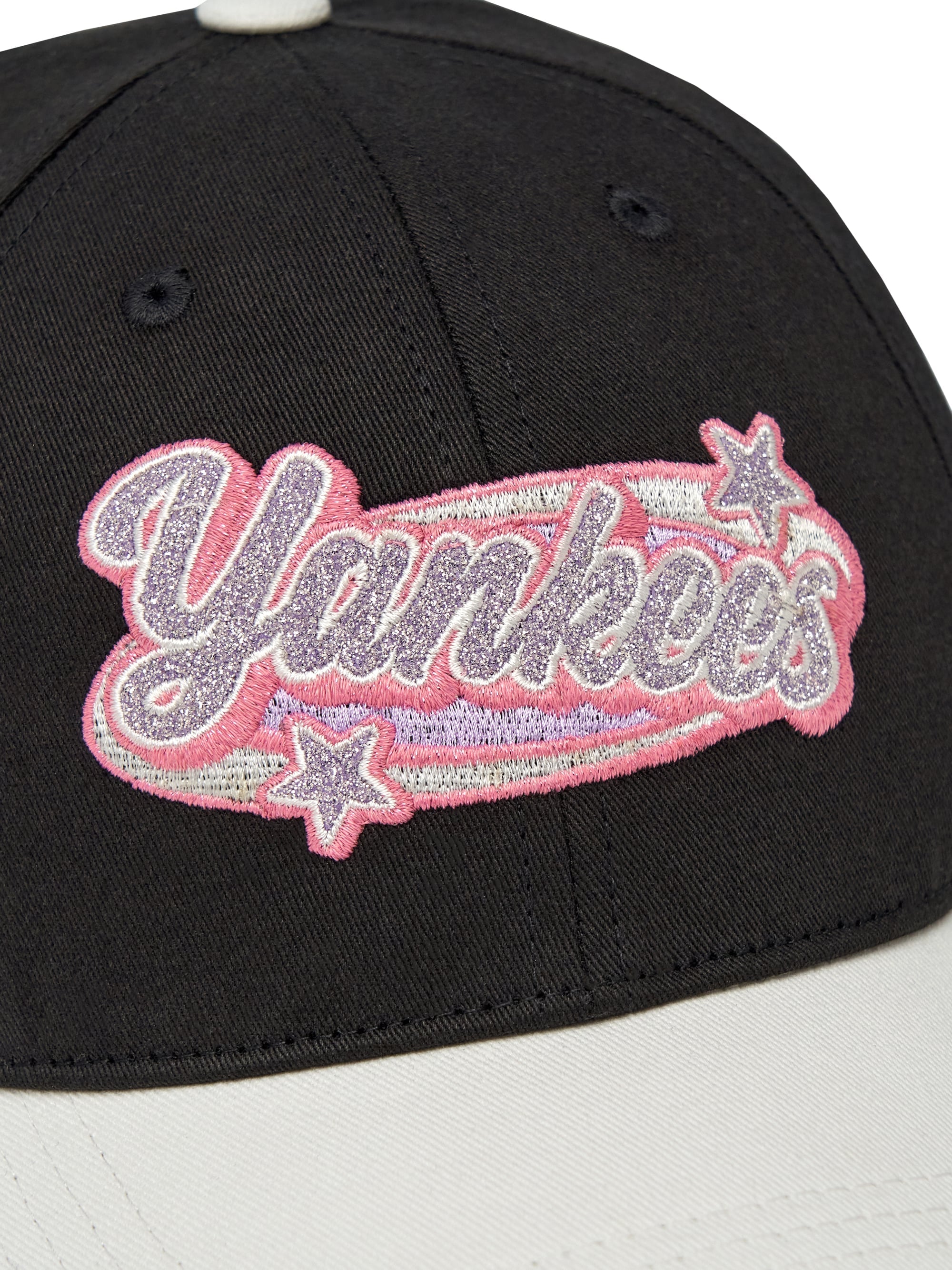 Girl's Pretty Star Contrast Ball Cap